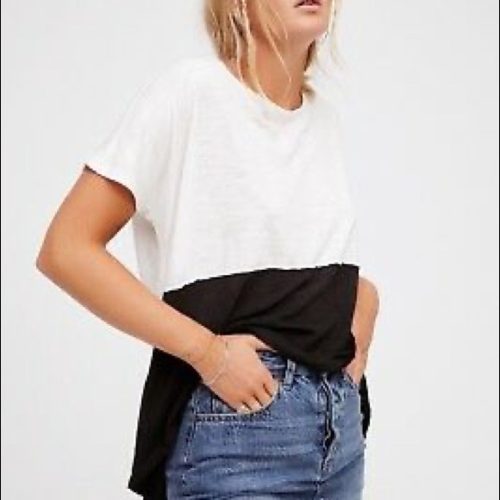 Women’s Free People Midnight Colorblock Shirt